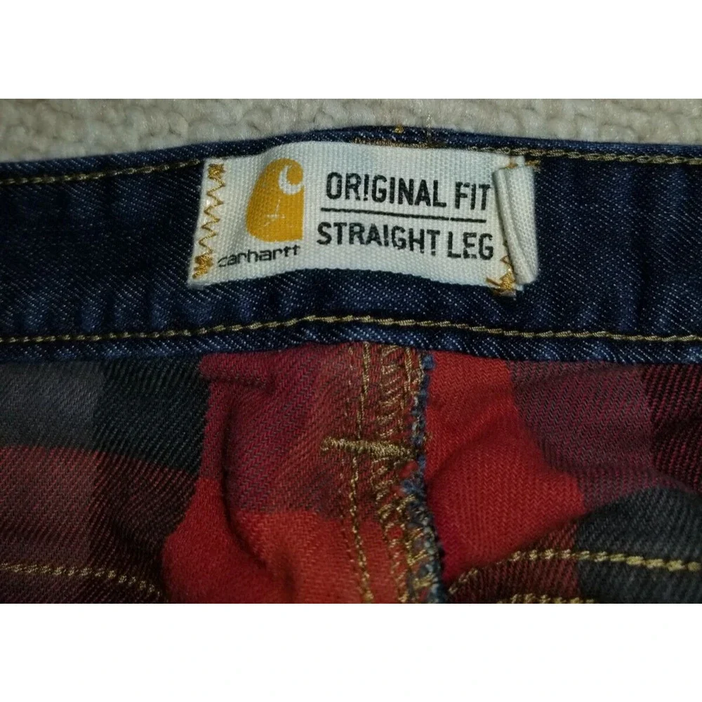 Womens Jeans-CARHARTT- blue denim 